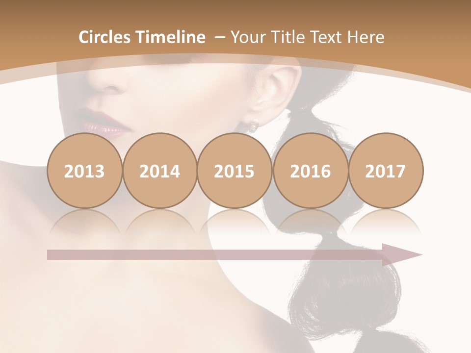 White Female Gorgeous PowerPoint Template