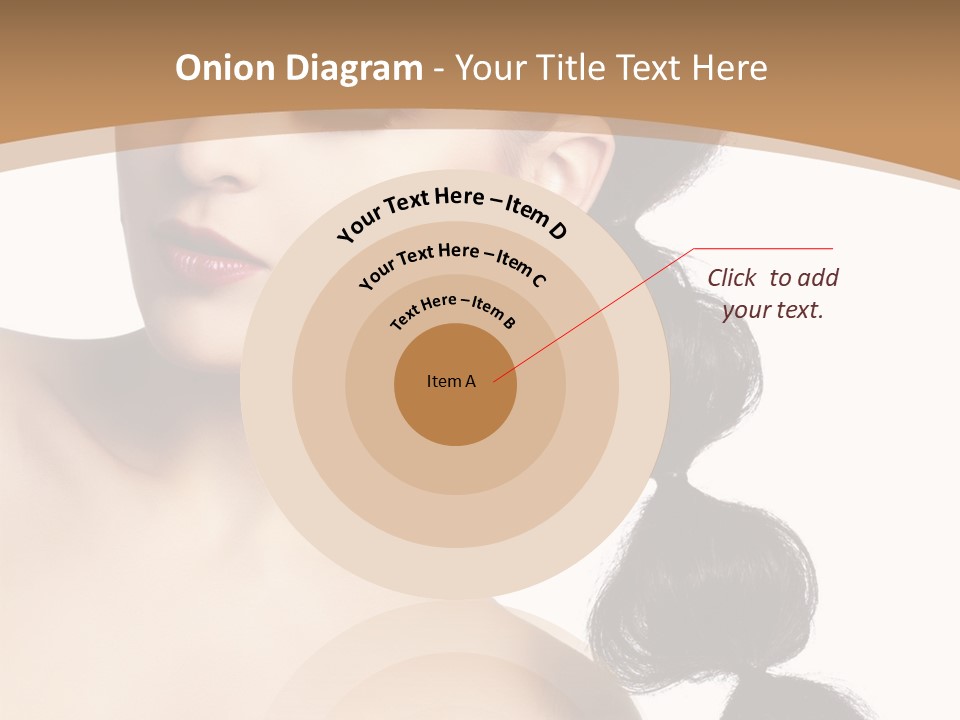 White Female Gorgeous PowerPoint Template