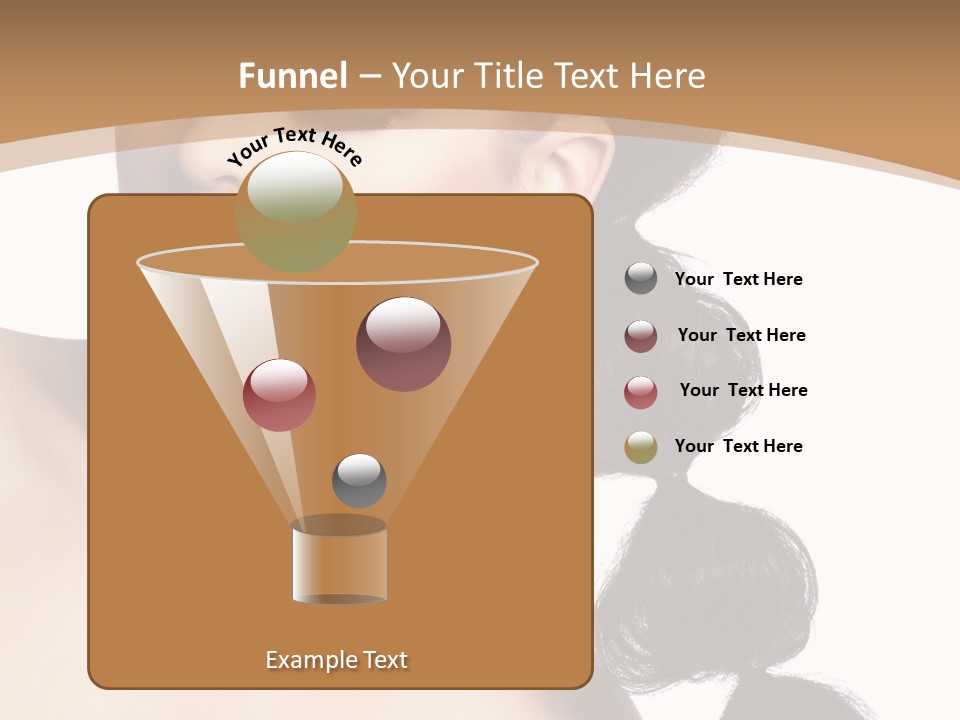 White Female Gorgeous PowerPoint Template