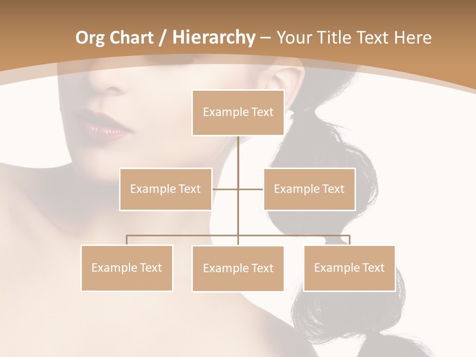 White Female Gorgeous PowerPoint Template