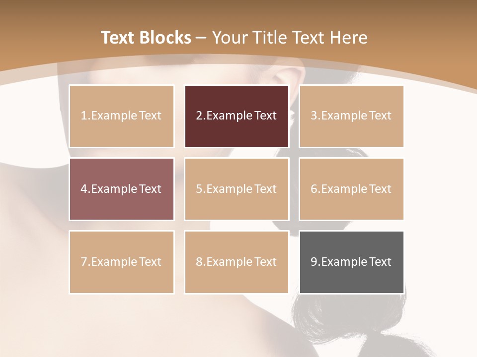 White Female Gorgeous PowerPoint Template