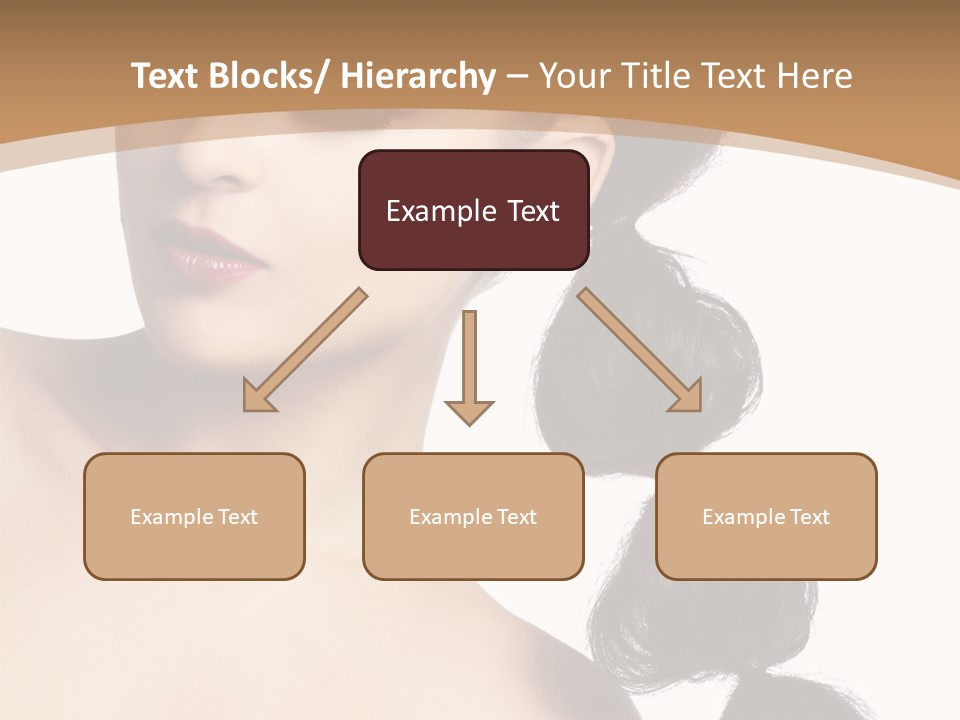 White Female Gorgeous PowerPoint Template