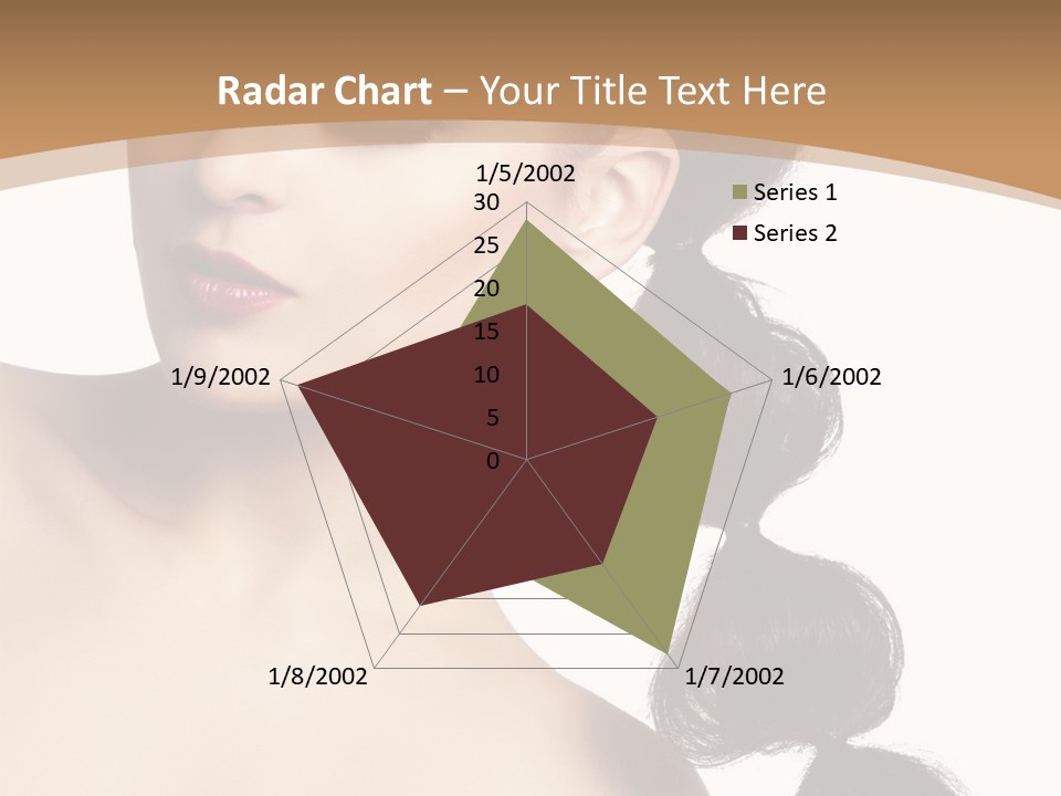 White Female Gorgeous PowerPoint Template