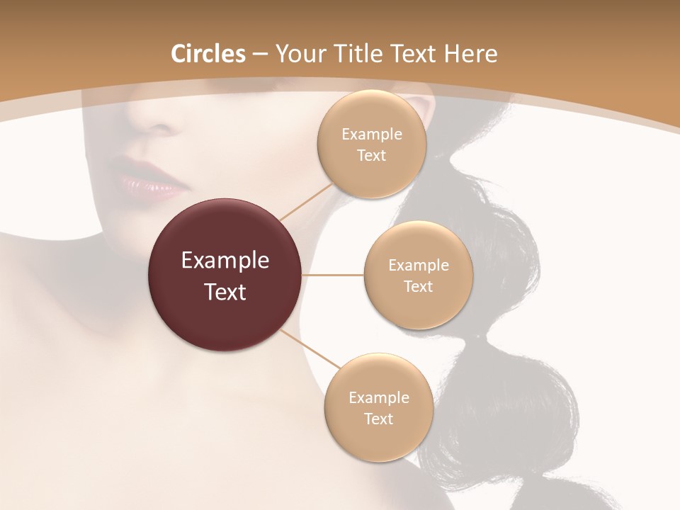 White Female Gorgeous PowerPoint Template
