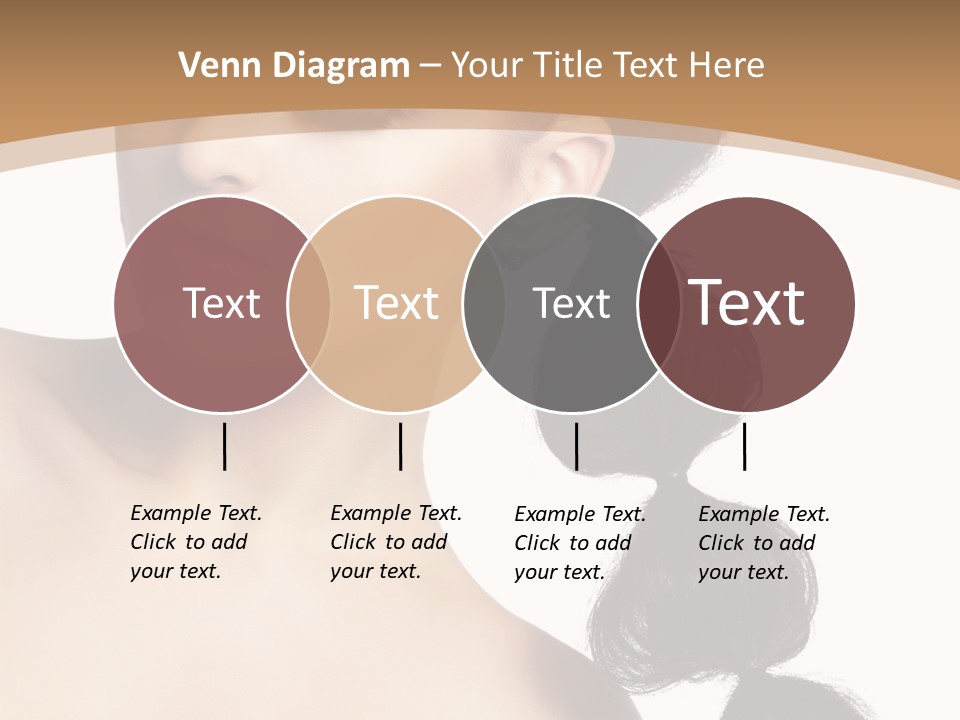 White Female Gorgeous PowerPoint Template