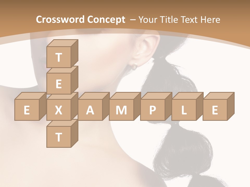 White Female Gorgeous PowerPoint Template