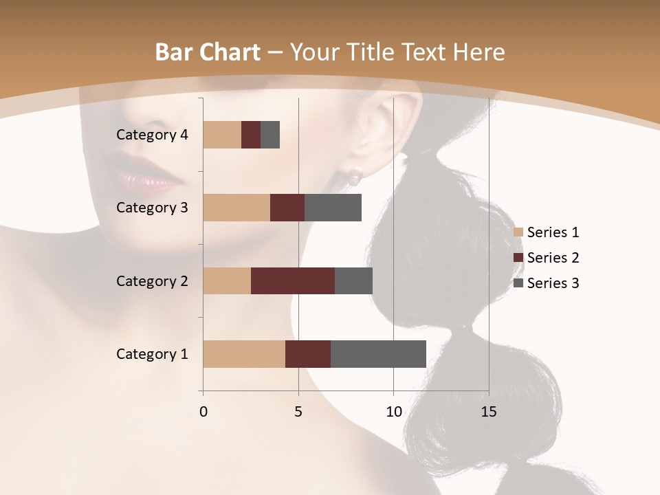 White Female Gorgeous PowerPoint Template