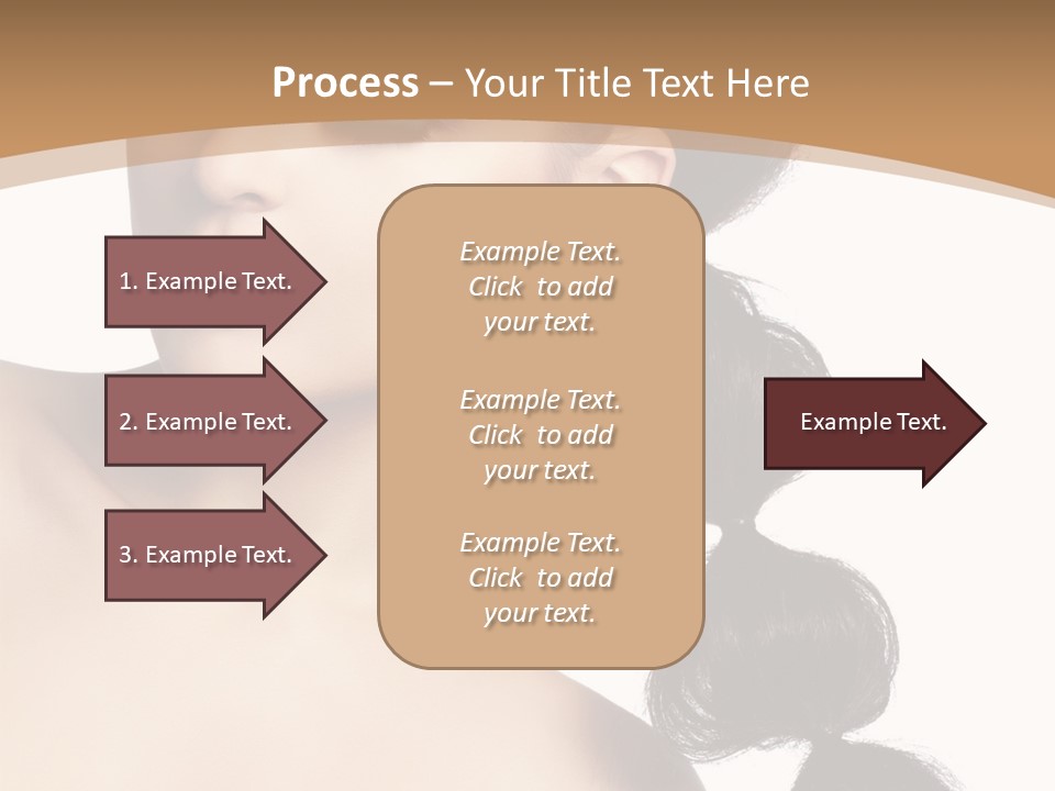 White Female Gorgeous PowerPoint Template