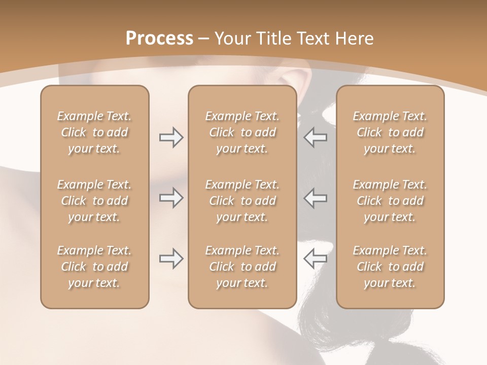 White Female Gorgeous PowerPoint Template