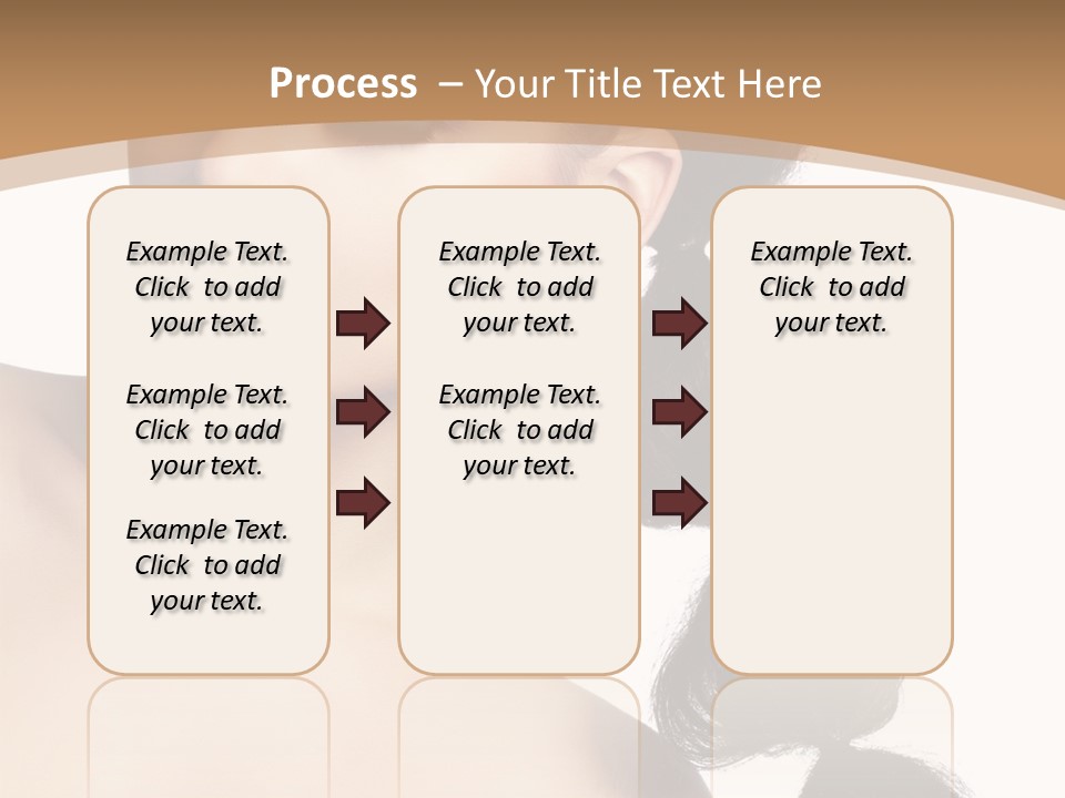 White Female Gorgeous PowerPoint Template