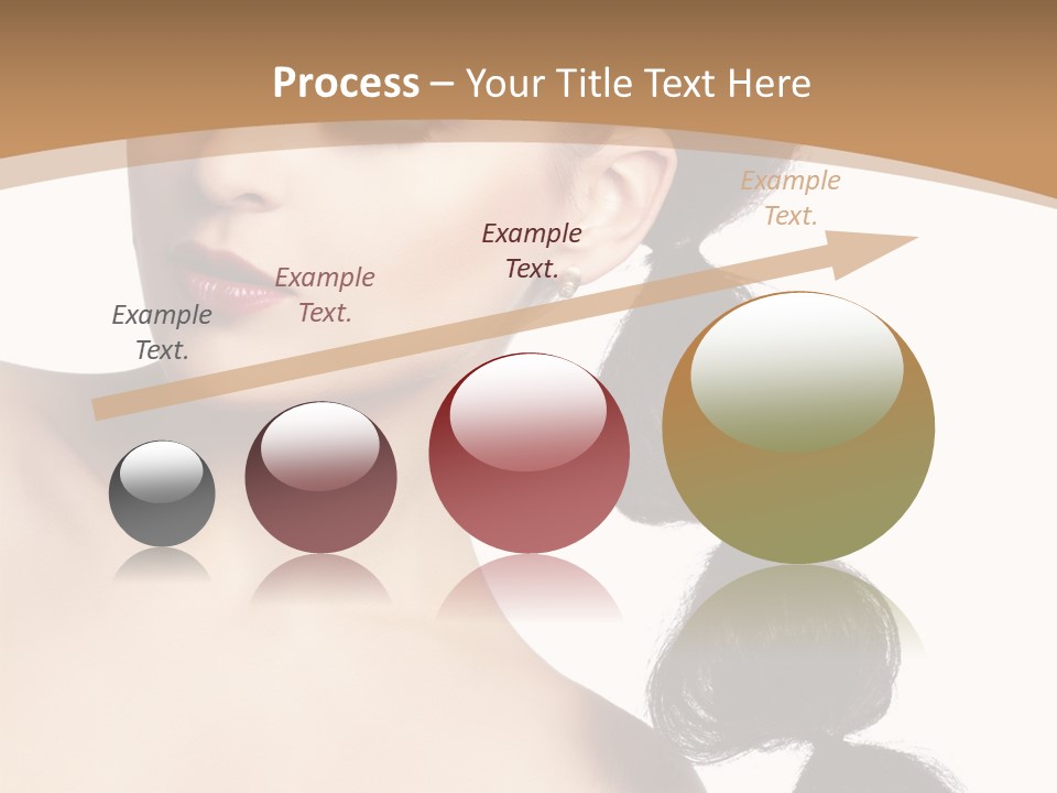 White Female Gorgeous PowerPoint Template