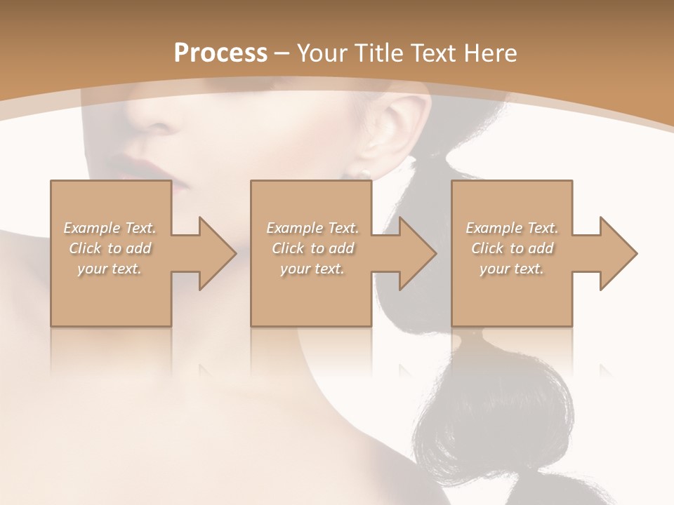 White Female Gorgeous PowerPoint Template