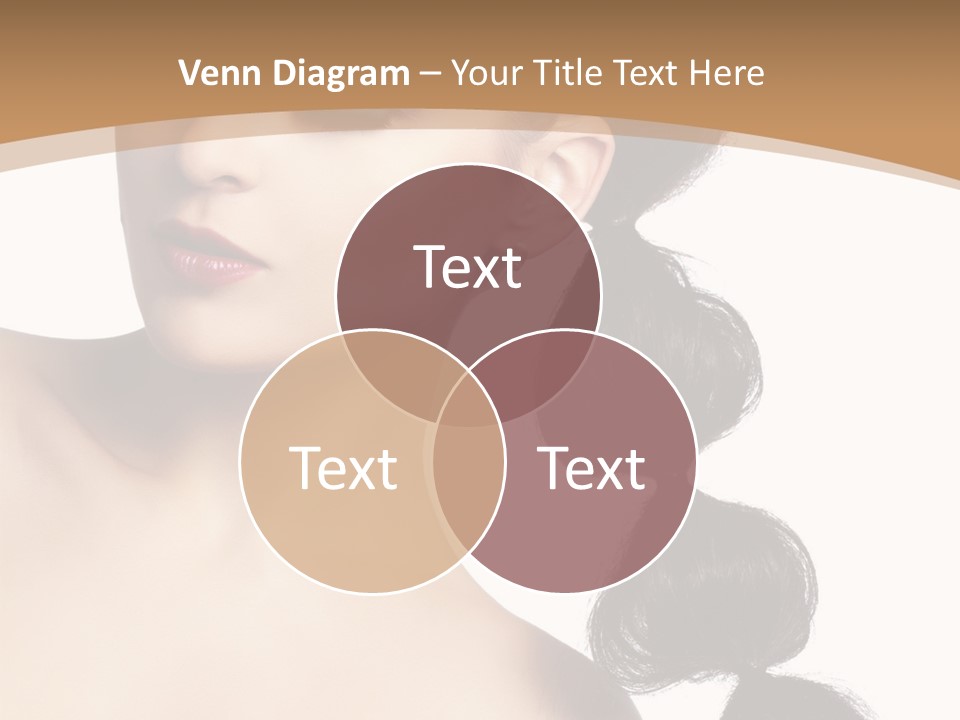 White Female Gorgeous PowerPoint Template