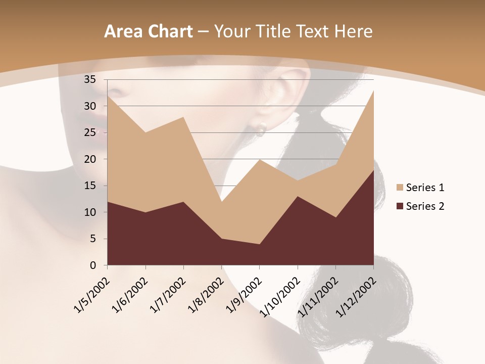 White Female Gorgeous PowerPoint Template