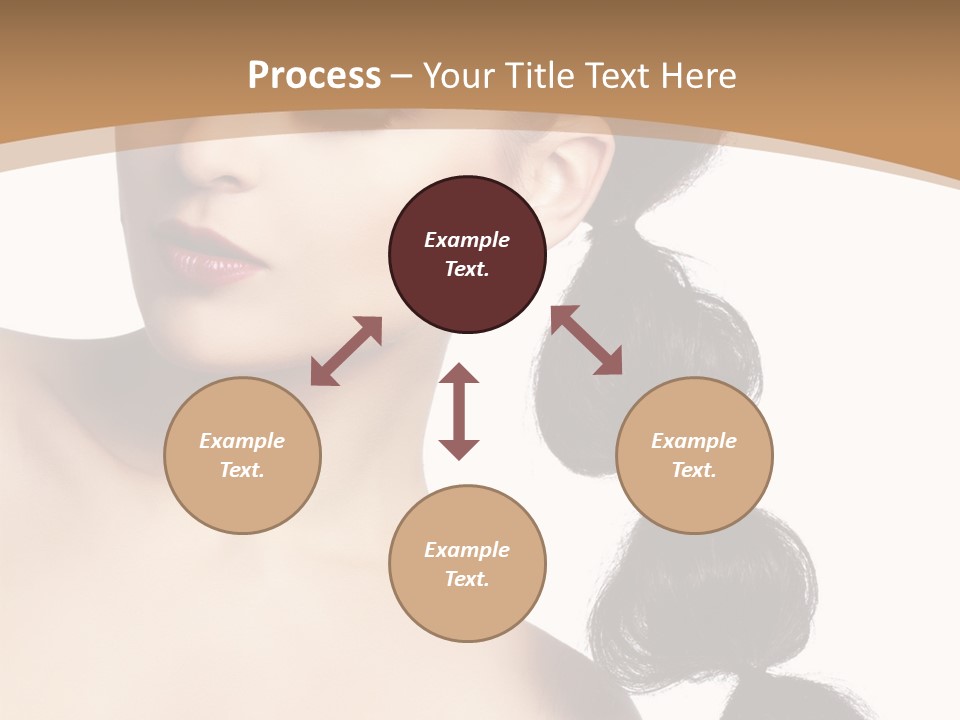 White Female Gorgeous PowerPoint Template