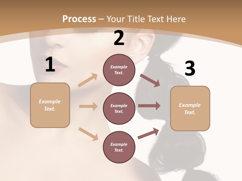 White Female Gorgeous PowerPoint Template