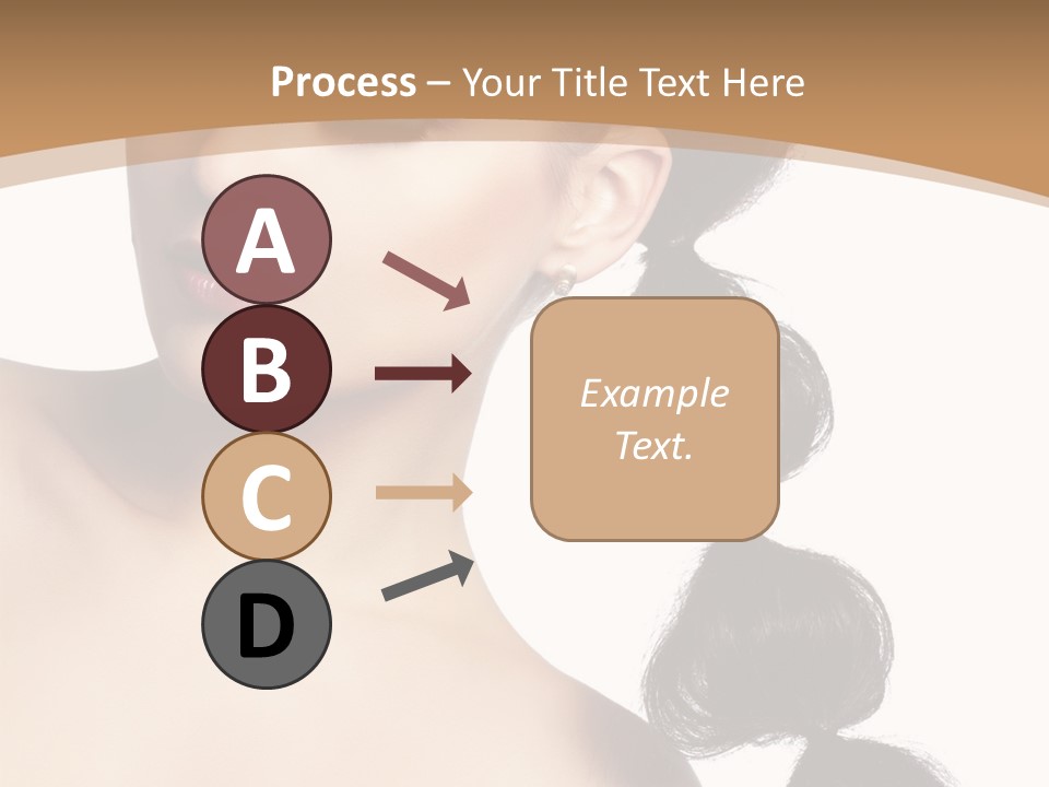 White Female Gorgeous PowerPoint Template