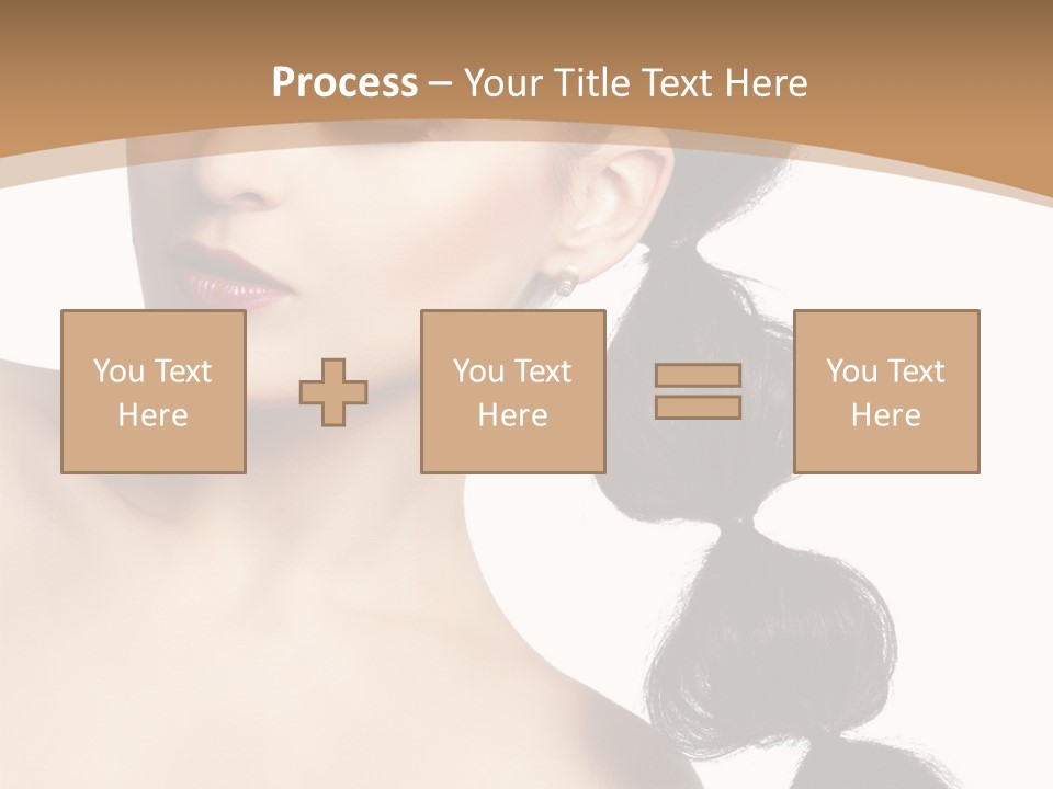 White Female Gorgeous PowerPoint Template