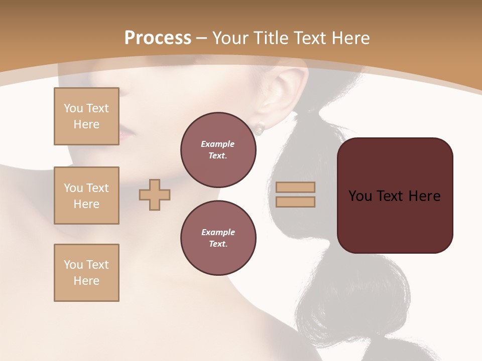 White Female Gorgeous PowerPoint Template