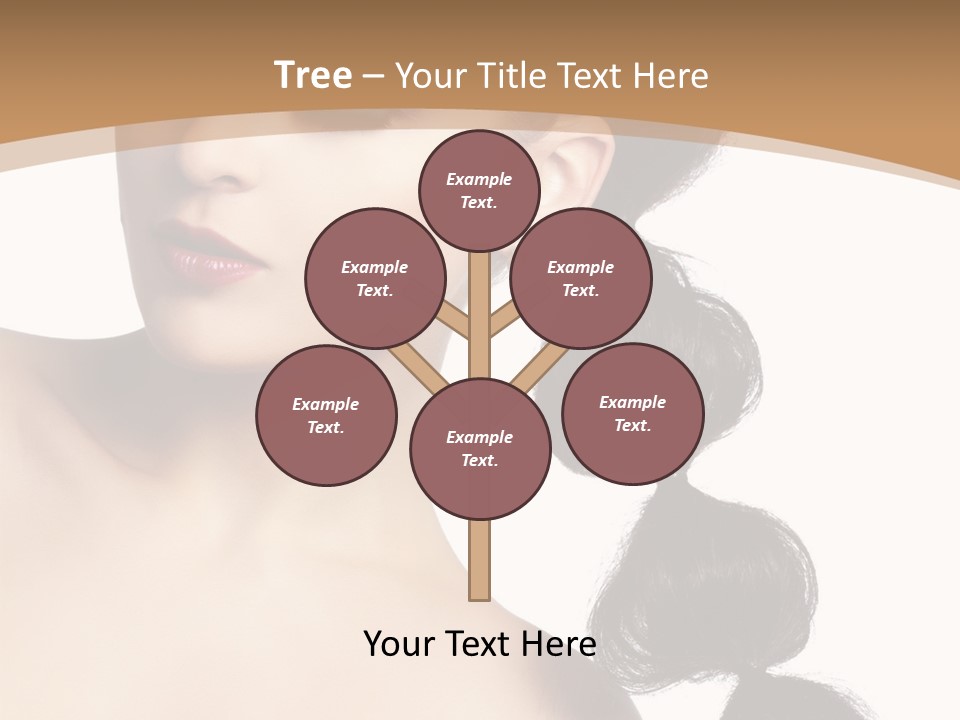 White Female Gorgeous PowerPoint Template