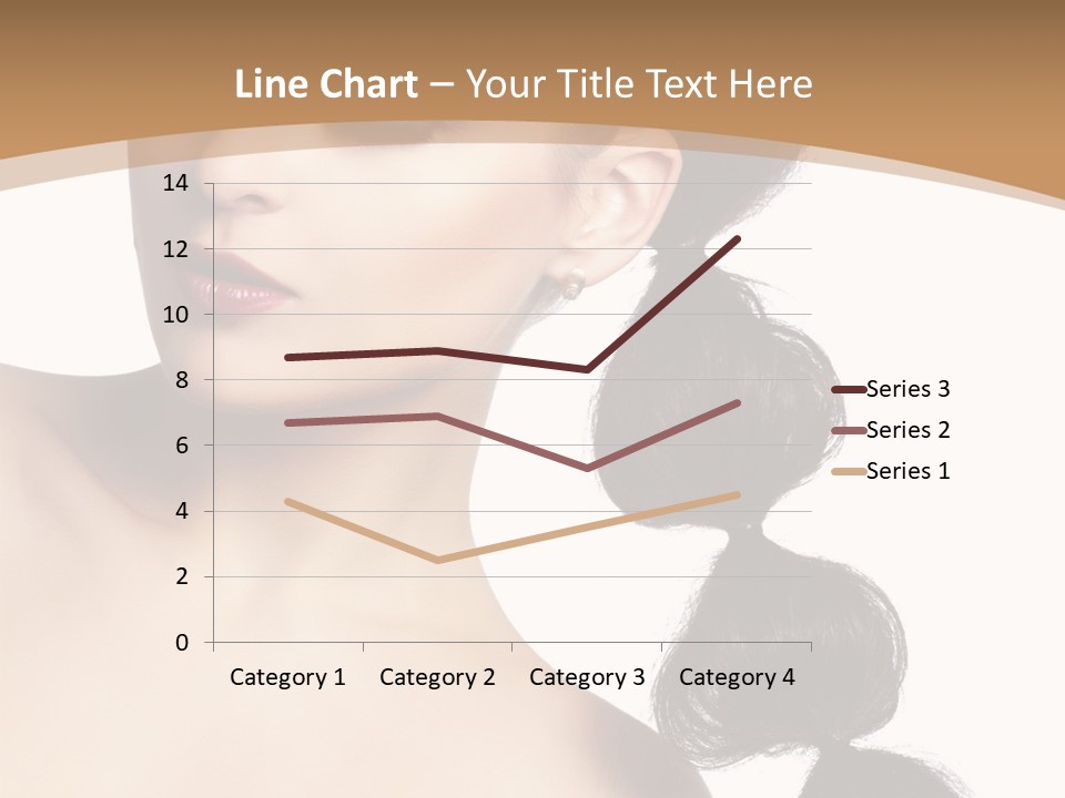 White Female Gorgeous PowerPoint Template