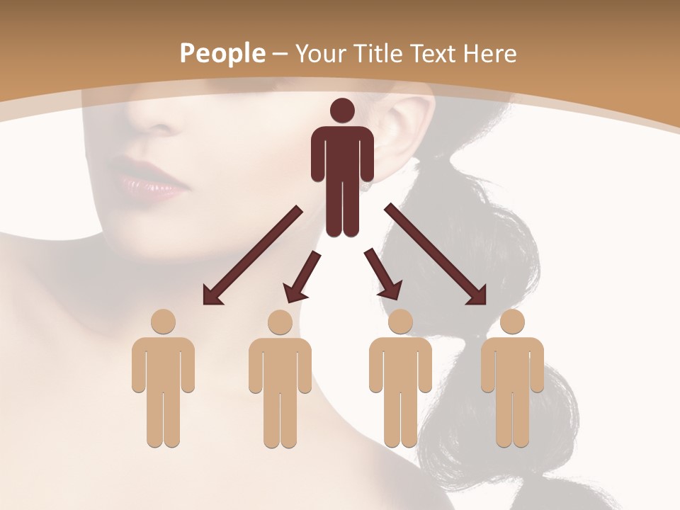 White Female Gorgeous PowerPoint Template
