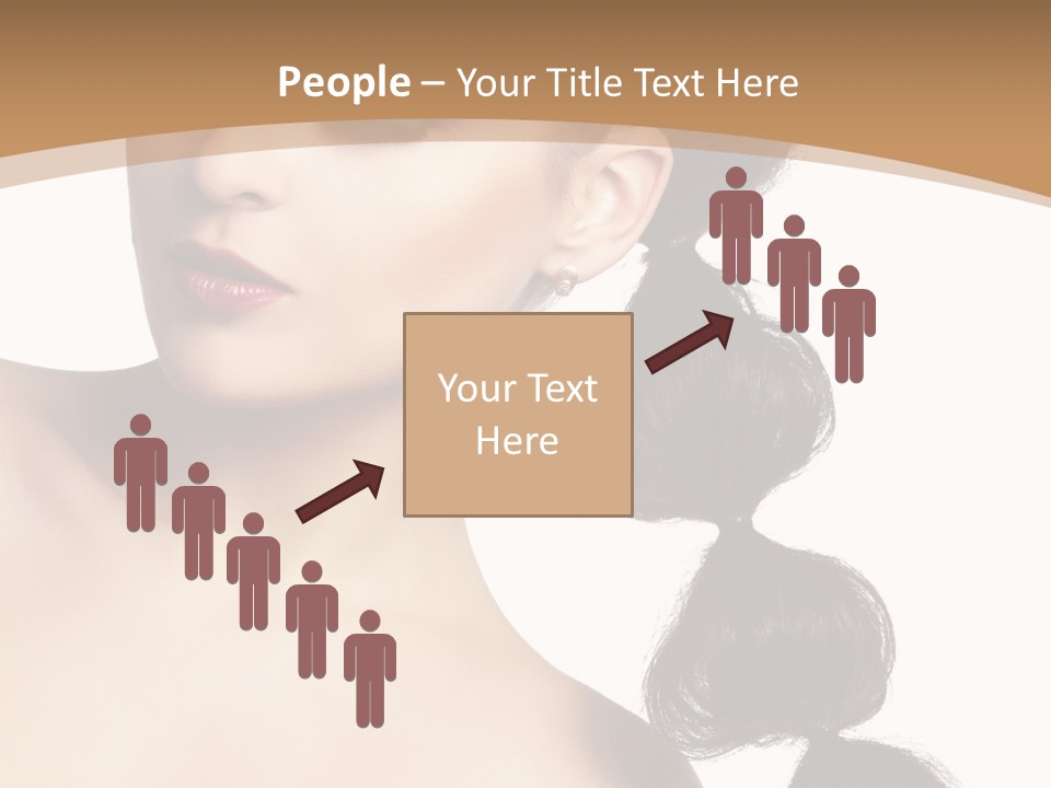 White Female Gorgeous PowerPoint Template
