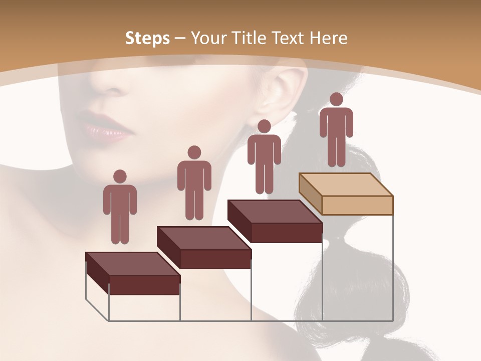 White Female Gorgeous PowerPoint Template