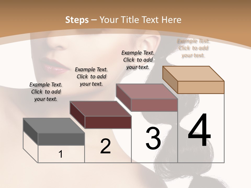White Female Gorgeous PowerPoint Template