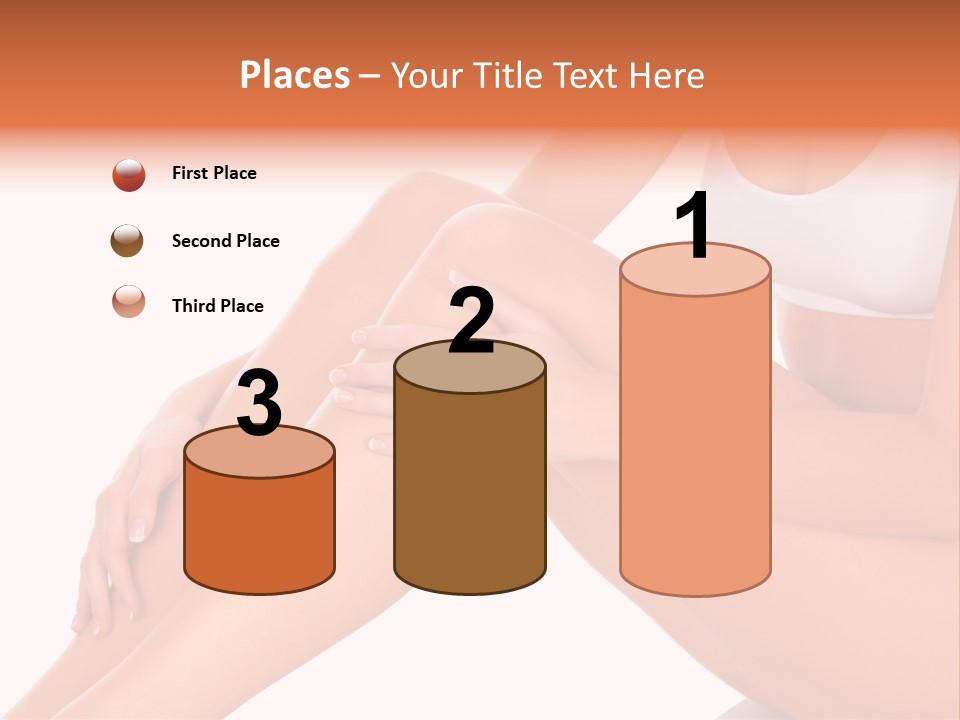 A Woman Is Sitting On The Floor With Her Legs Crossed PowerPoint Template