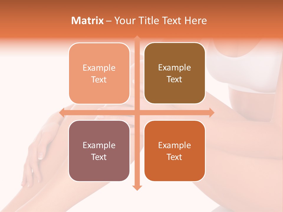 A Woman Is Sitting On The Floor With Her Legs Crossed PowerPoint Template