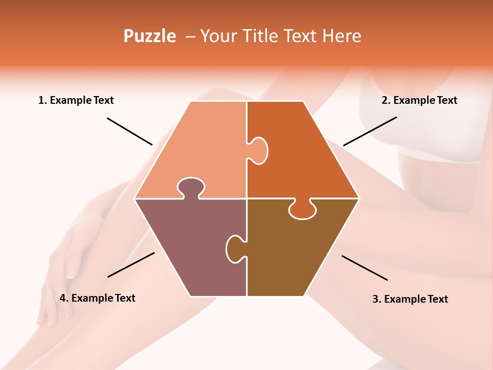 A Woman Is Sitting On The Floor With Her Legs Crossed PowerPoint Template