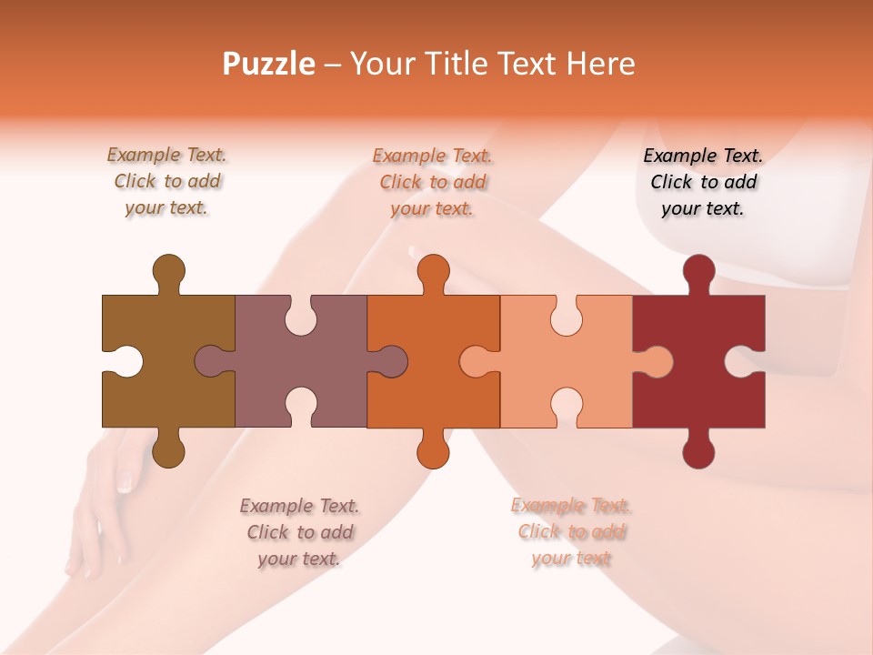 A Woman Is Sitting On The Floor With Her Legs Crossed PowerPoint Template