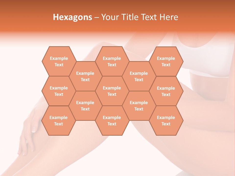 A Woman Is Sitting On The Floor With Her Legs Crossed PowerPoint Template