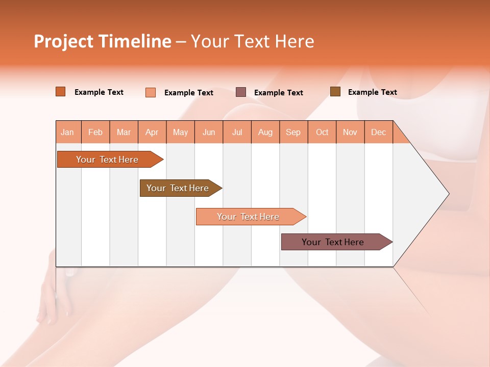 A Woman Is Sitting On The Floor With Her Legs Crossed PowerPoint Template