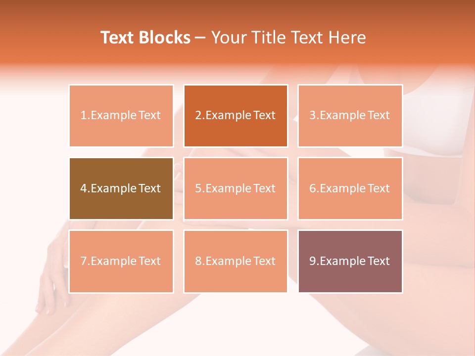 A Woman Is Sitting On The Floor With Her Legs Crossed PowerPoint Template