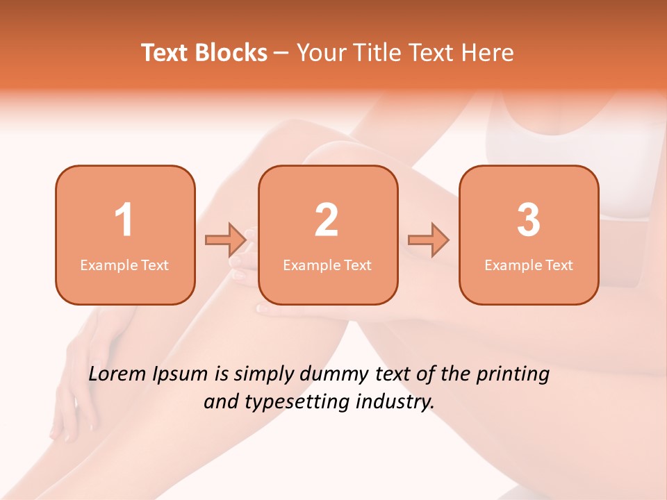 A Woman Is Sitting On The Floor With Her Legs Crossed PowerPoint Template