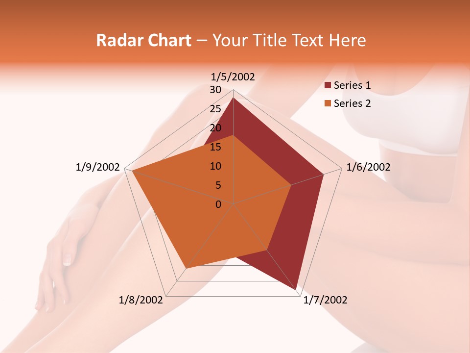 A Woman Is Sitting On The Floor With Her Legs Crossed PowerPoint Template