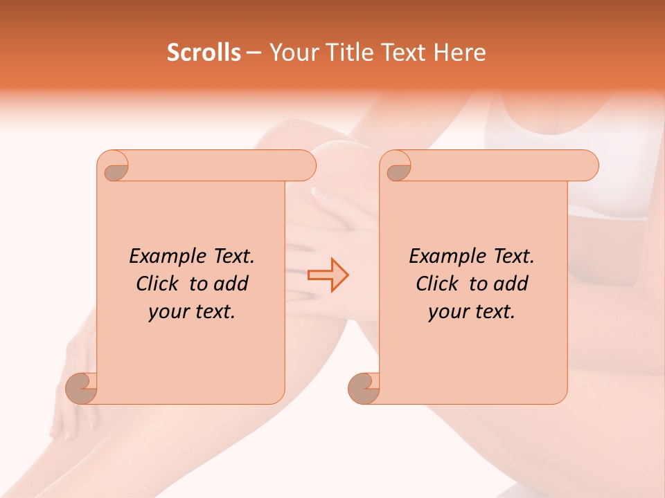 A Woman Is Sitting On The Floor With Her Legs Crossed PowerPoint Template