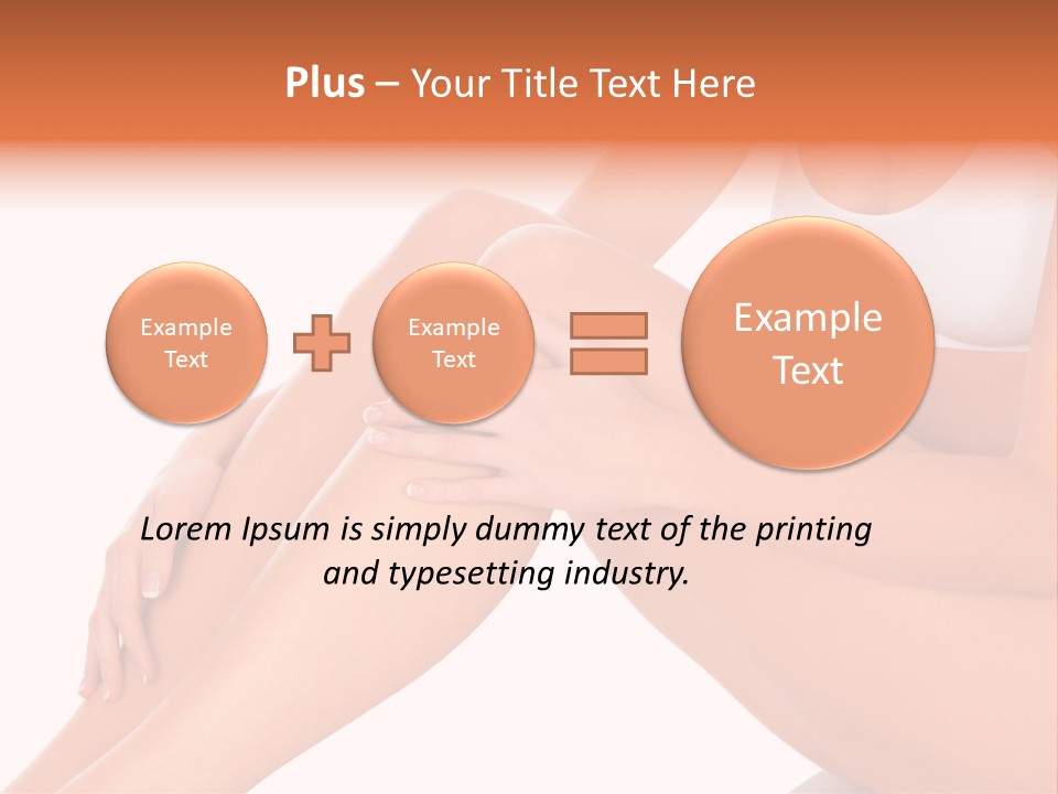 A Woman Is Sitting On The Floor With Her Legs Crossed PowerPoint Template