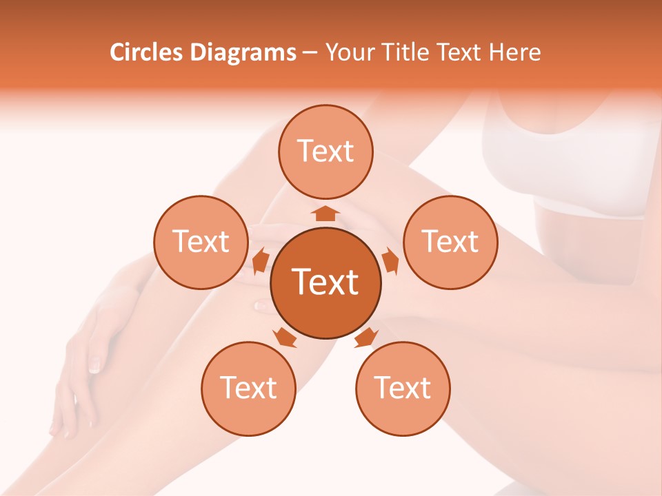 A Woman Is Sitting On The Floor With Her Legs Crossed PowerPoint Template