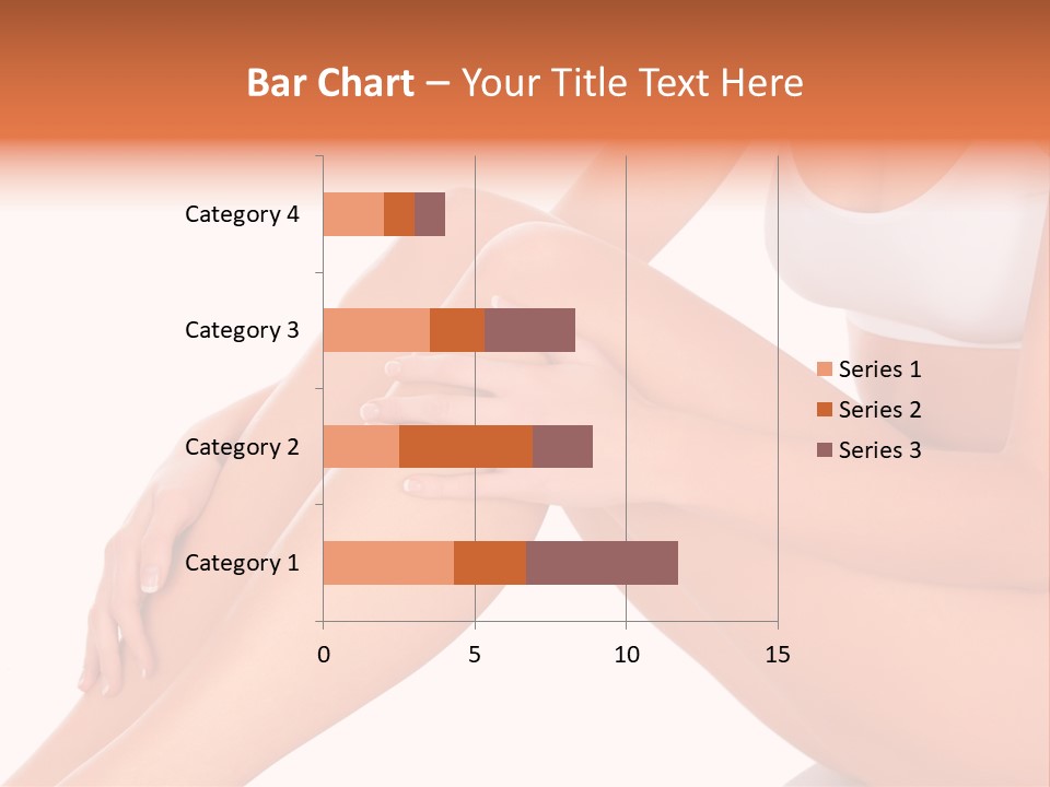 A Woman Is Sitting On The Floor With Her Legs Crossed PowerPoint Template