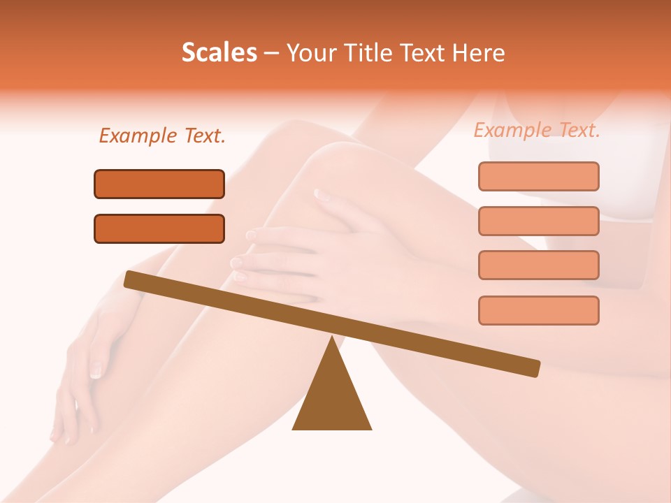 A Woman Is Sitting On The Floor With Her Legs Crossed PowerPoint Template