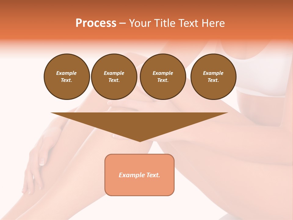 A Woman Is Sitting On The Floor With Her Legs Crossed PowerPoint Template