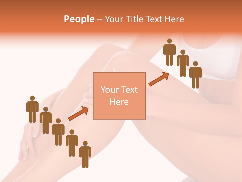 A Woman Is Sitting On The Floor With Her Legs Crossed PowerPoint Template