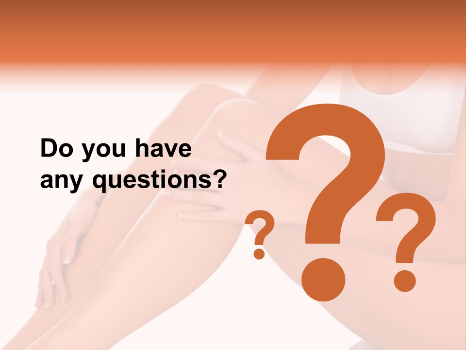 A Woman Is Sitting On The Floor With Her Legs Crossed PowerPoint Template