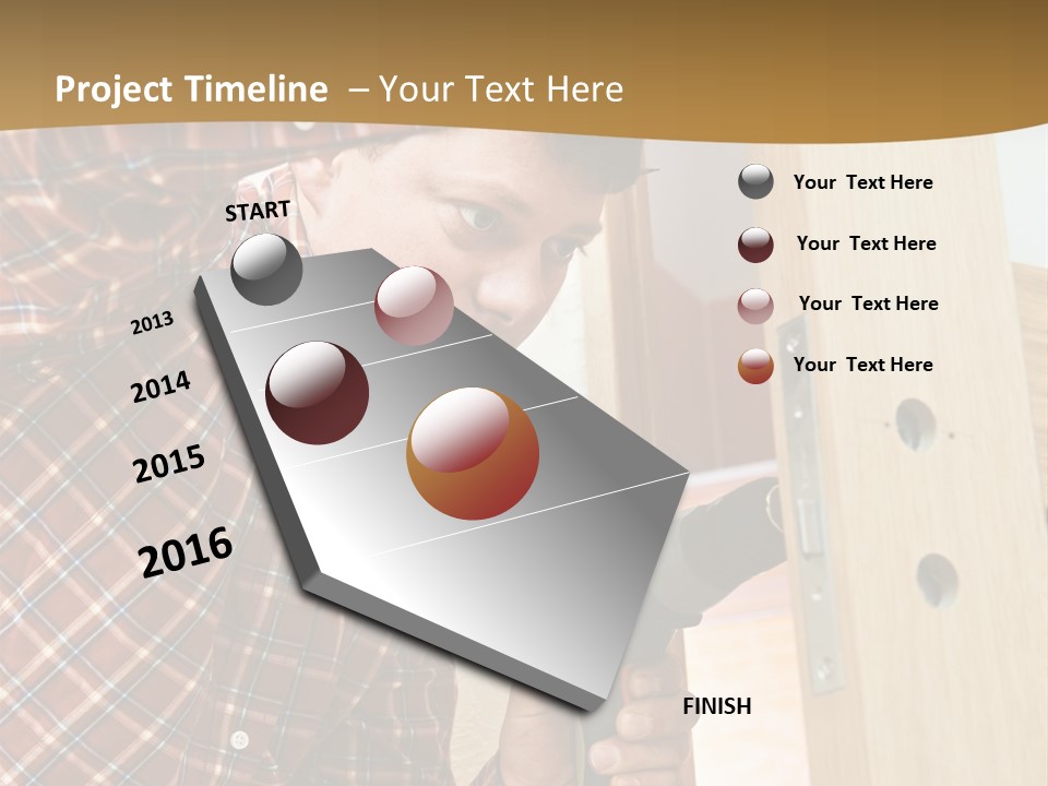 Pyramid Usa Eiffel PowerPoint Template