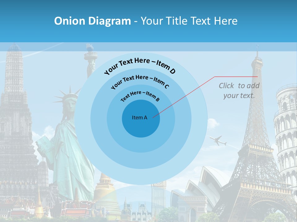 Pyramid Usa Eiffel PowerPoint Template