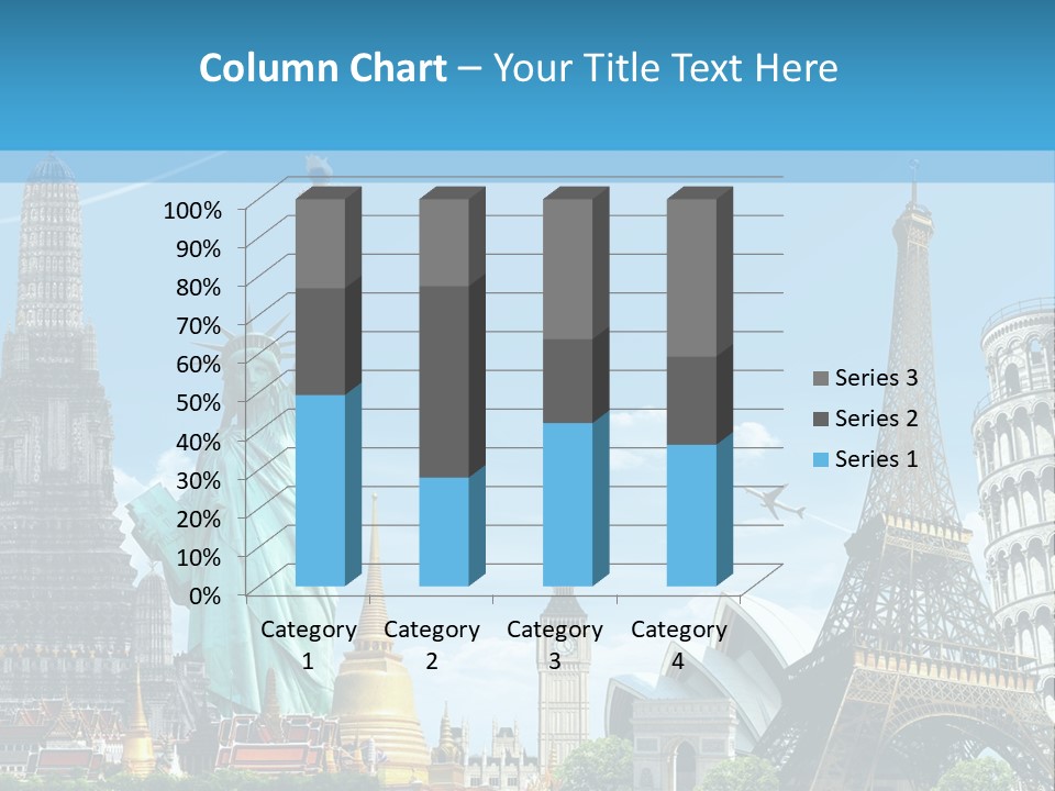 Pyramid Usa Eiffel PowerPoint Template