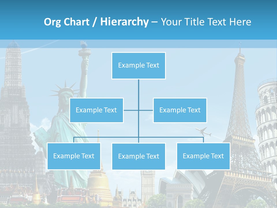Pyramid Usa Eiffel PowerPoint Template